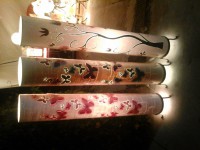 lamparas tubular craqueladas